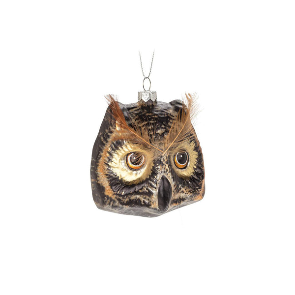Owl Face Ornament