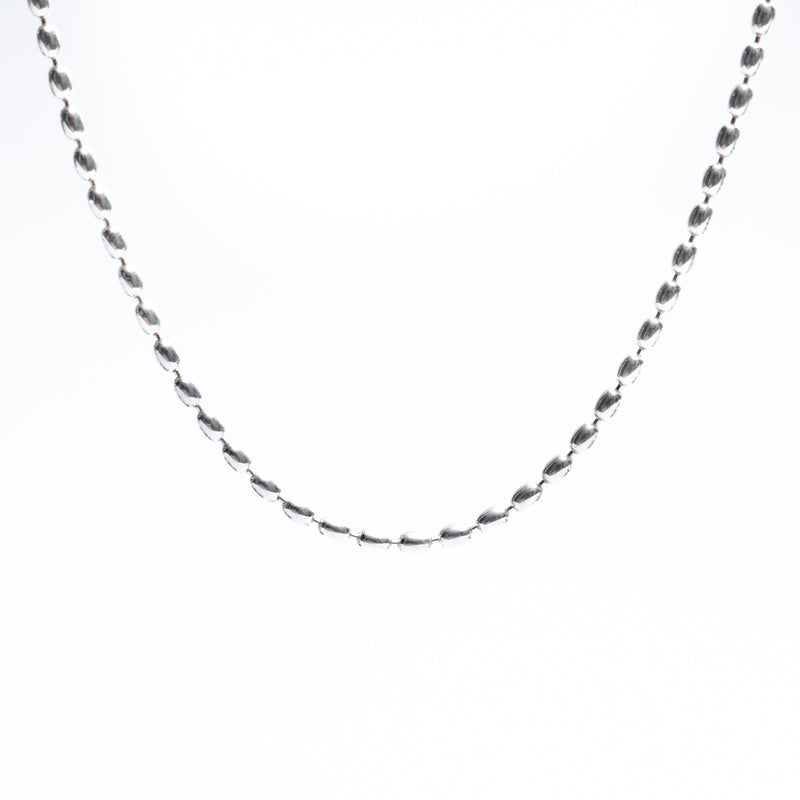 Silver Oval Beaded Style Chain – Silver Lotus Winnipeg