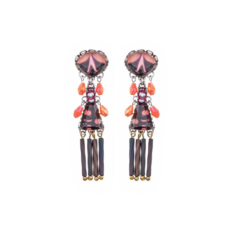 Rosy Clay Set, Rosmelt Earrings