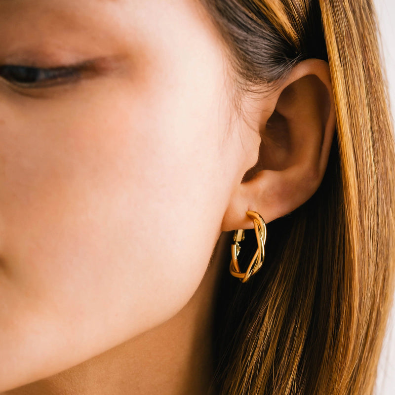 Gold Rory Hoop Earrings