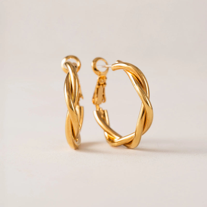 Gold Rory Hoop Earrings