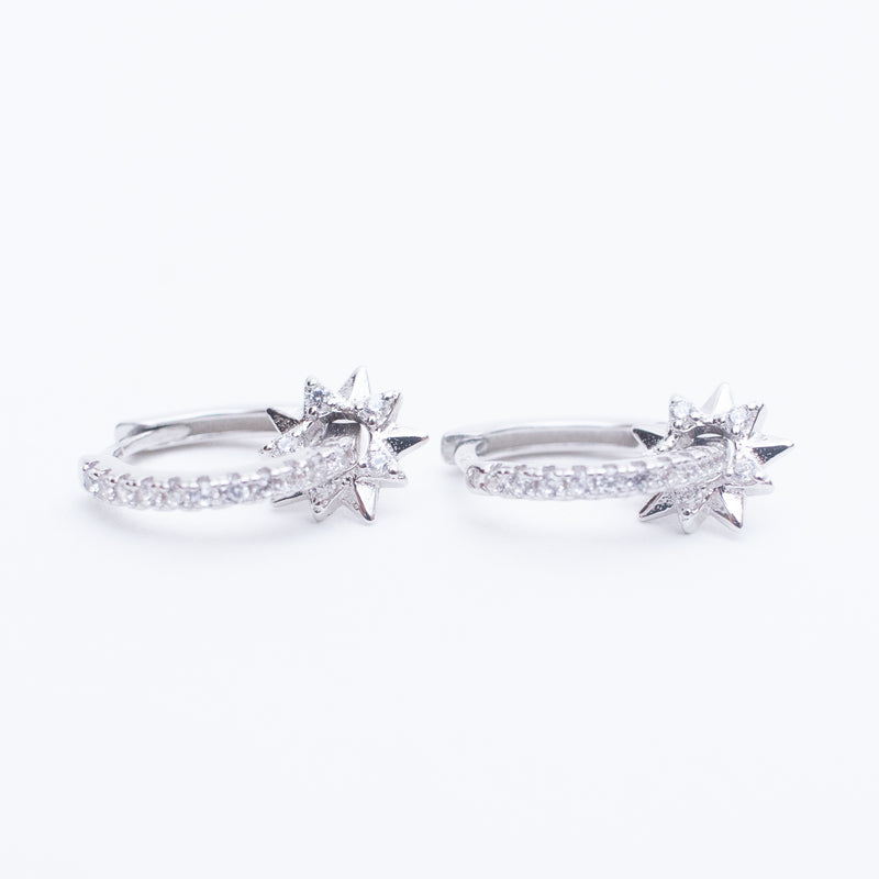 Sunburst Charm Huggies