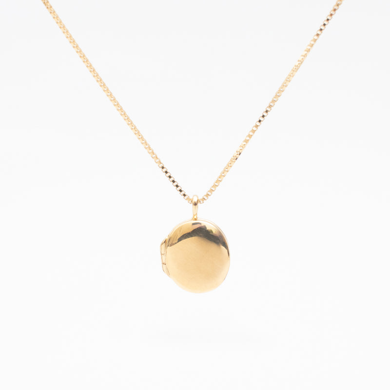 Gold Vermeil Round Locket