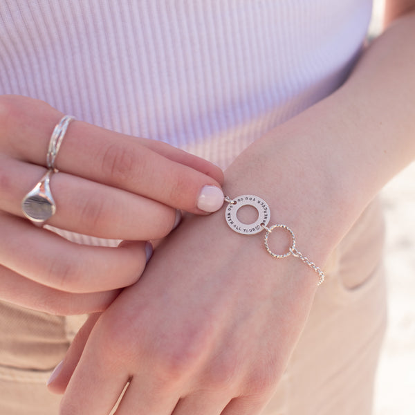 Double Halo Bracelet