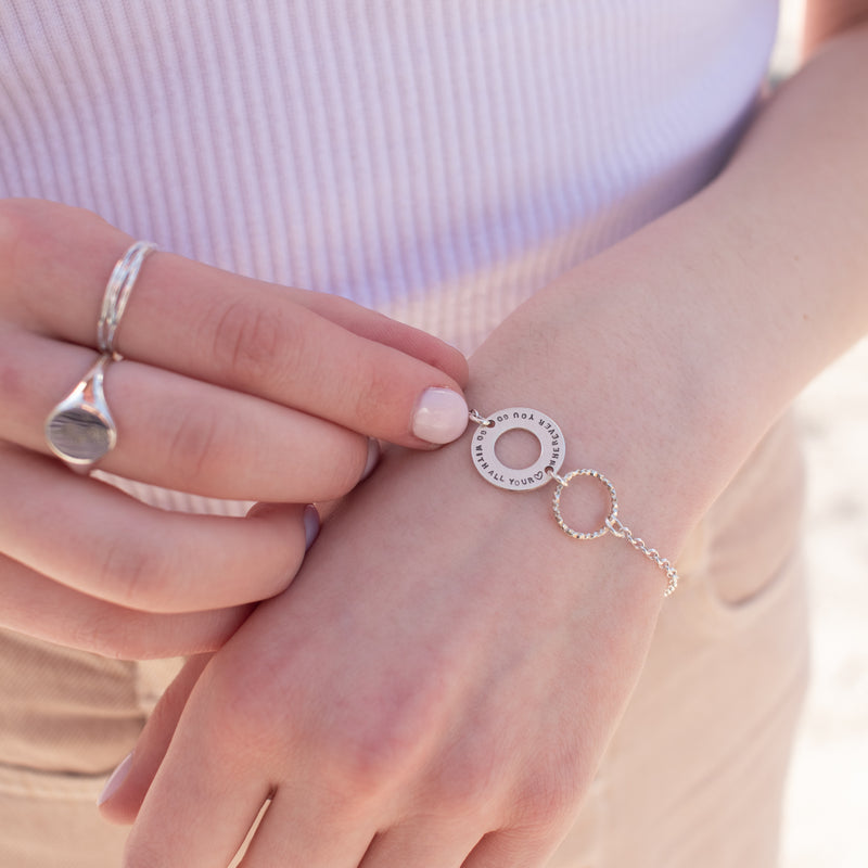 Double Halo Bracelet