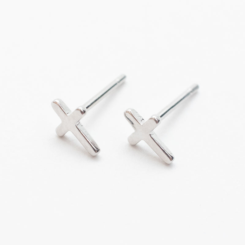 Mini Cross Studs