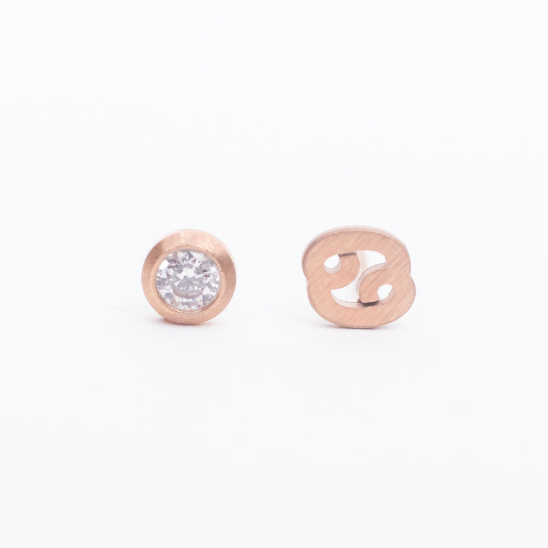 Cancer Zodiac Studs