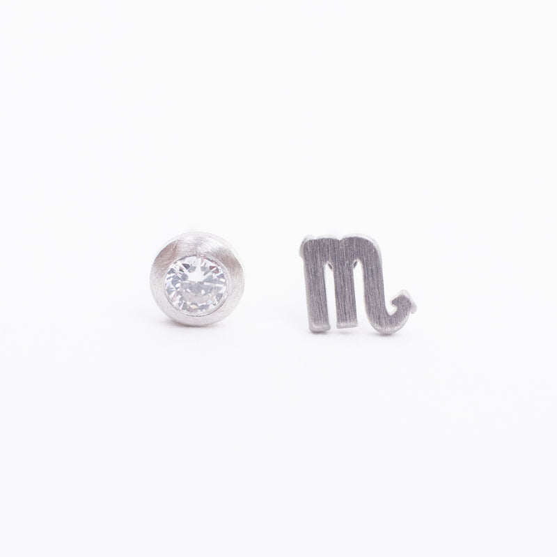 Scorpio Zodiac Studs