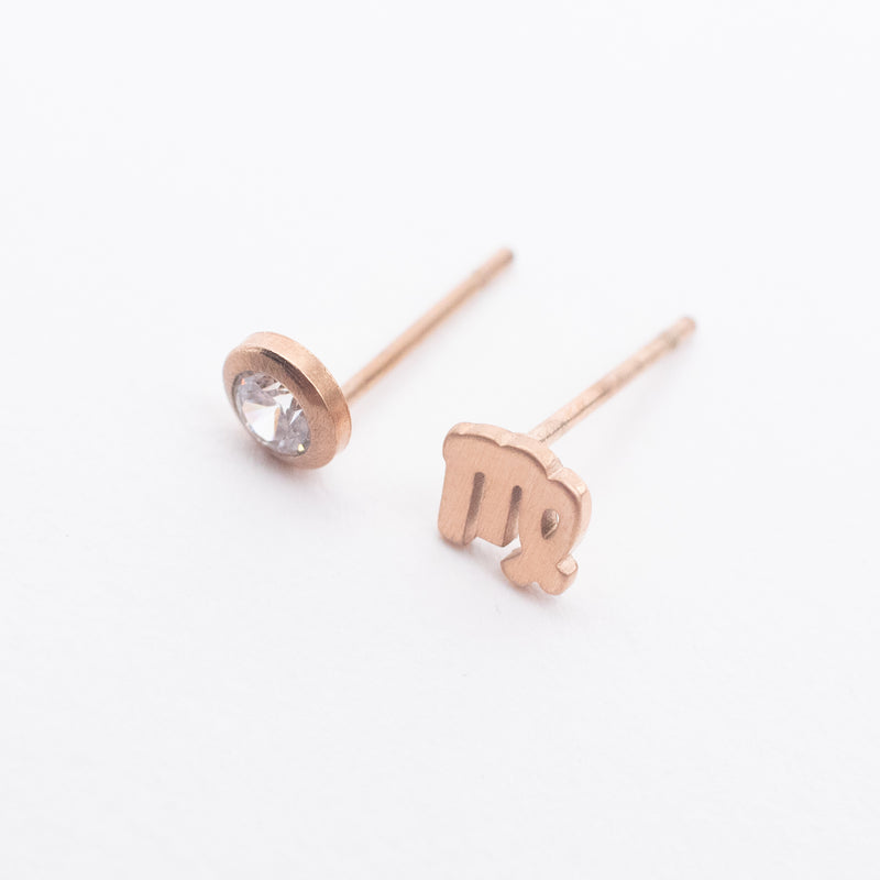 Virgo Zodiac Studs