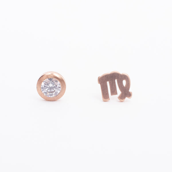 Virgo Zodiac Studs