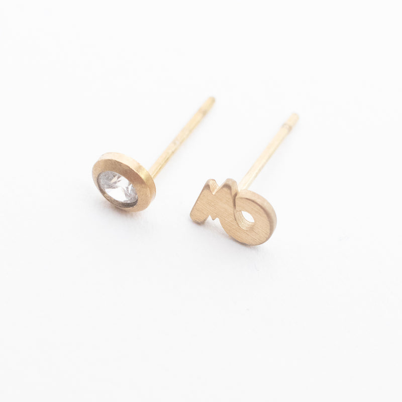 Capricorn Zodiac Studs