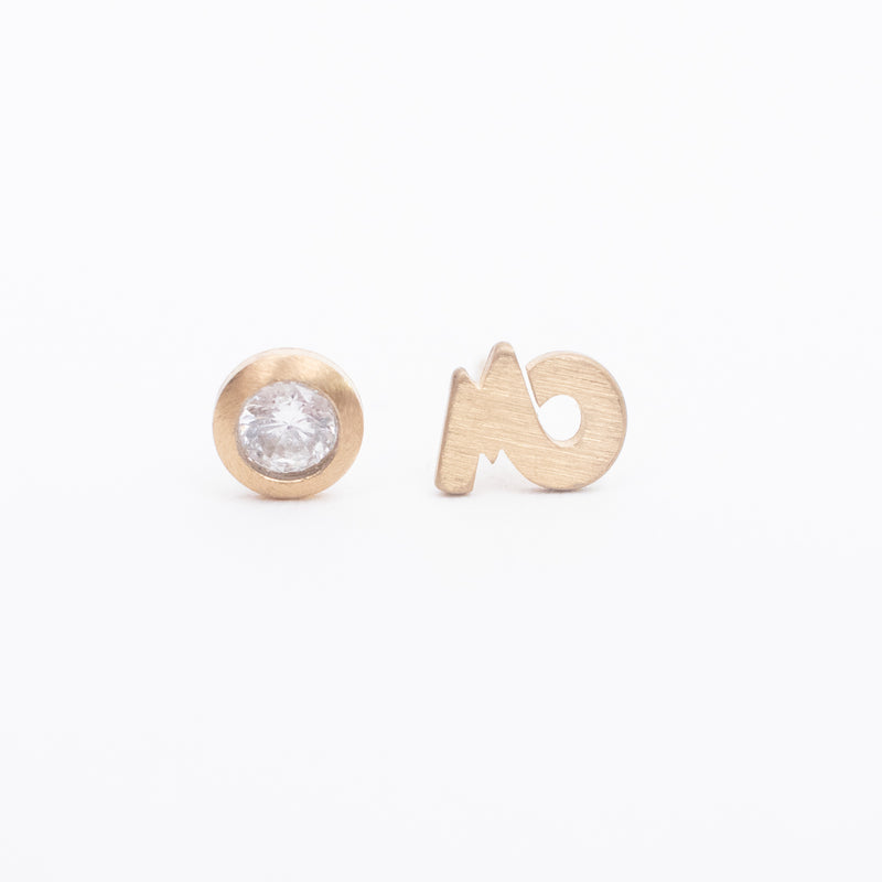 Capricorn Zodiac Studs