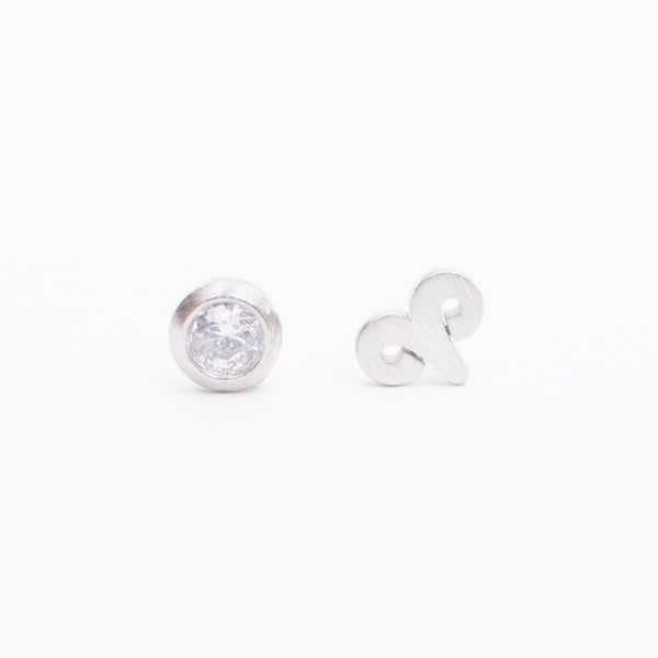 Aries Zodiac Studs