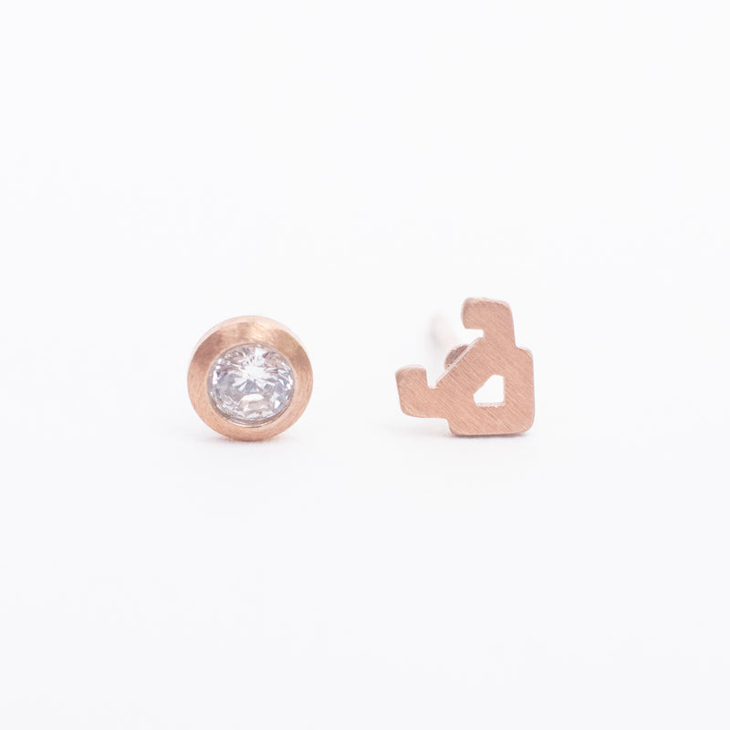 Taurus Zodiac Studs