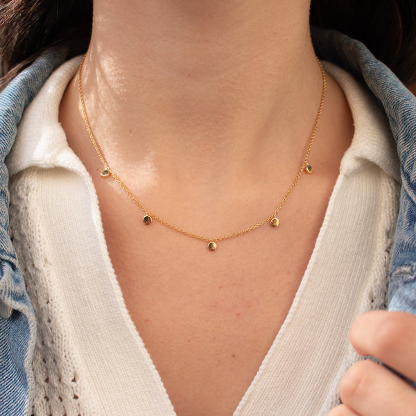 Gold Vermeil Confetti Necklace