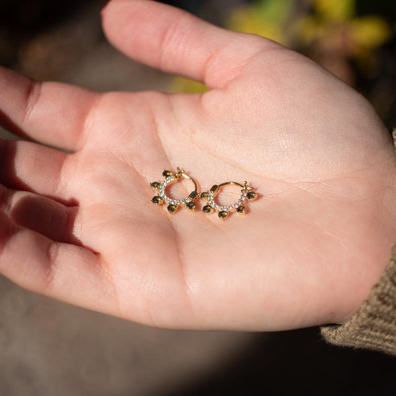 Gold Talia Hoop Earrings