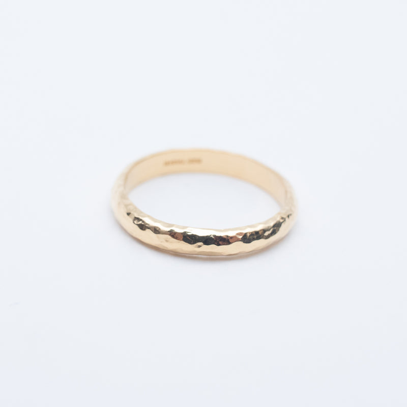 Gold Vermeil Finely Hammered Band