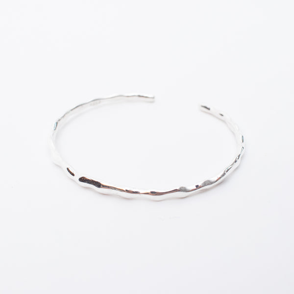 Sterling Silver Hammered Cuff