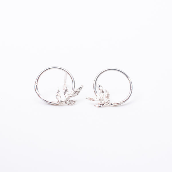 Silver Wreath Studs