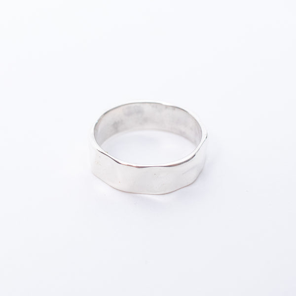 Silver Textured Band