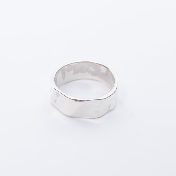 Silver Textured Band