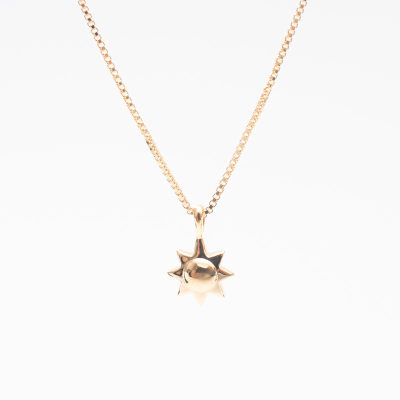Gold Vermeil Little Sun Necklace