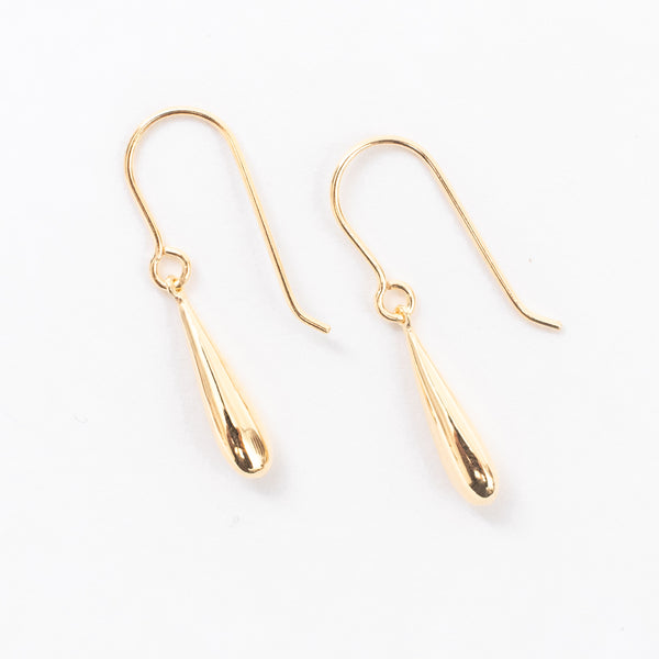 Gold Vermeil Small Pod Drop Earrings