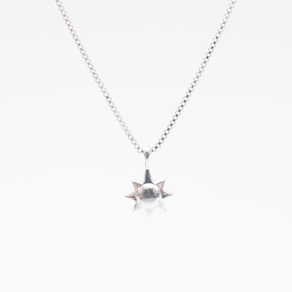 Silver Little Sun Necklace