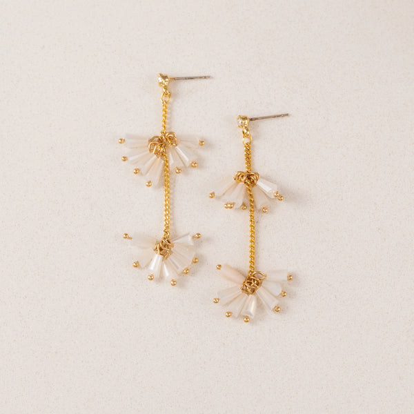 Gold Soiree Drop Earrings