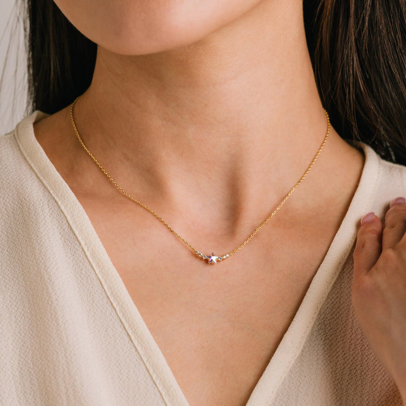 Gold Stargazer Necklace