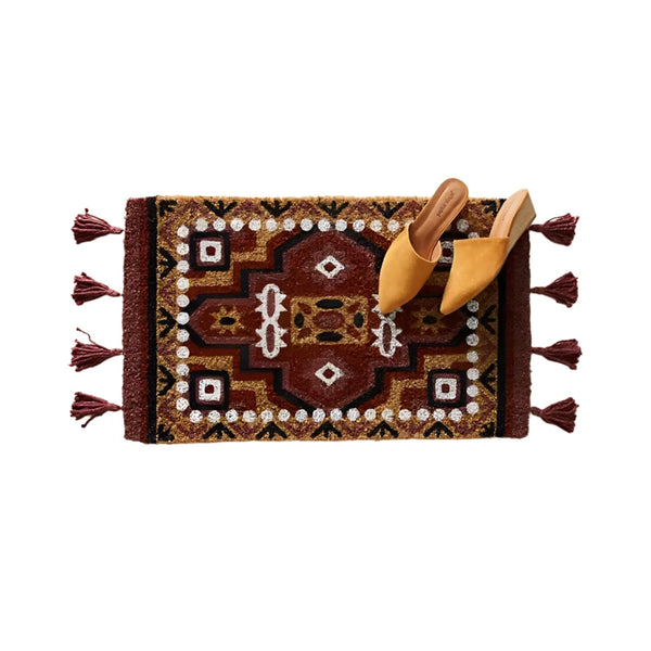 Tasseled Moroccan Doormat