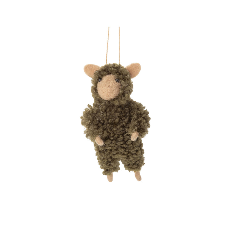 Wool Sheep Ornament
