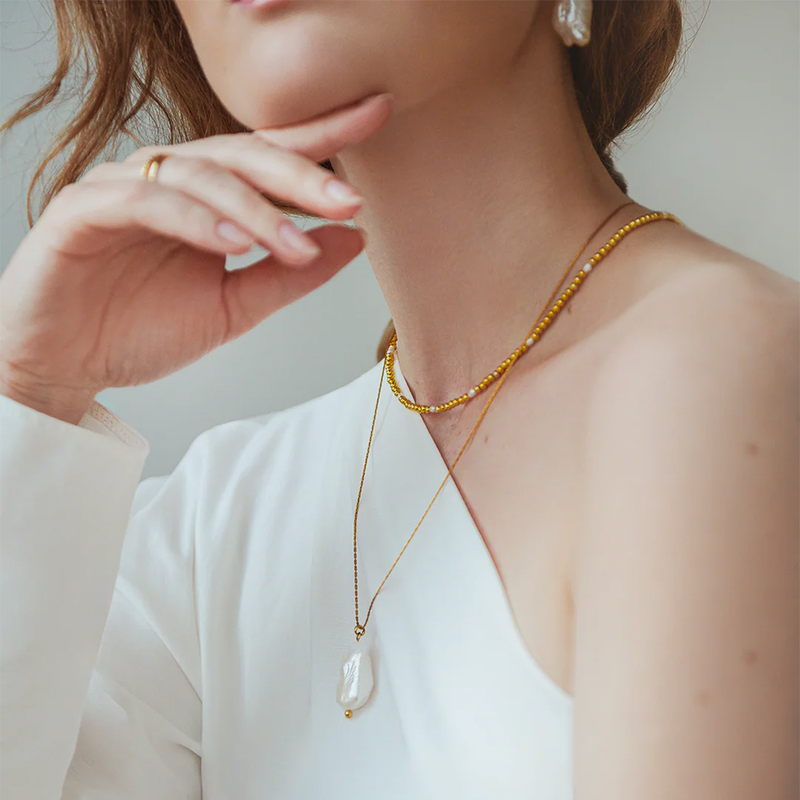 Alize Gold Necklace