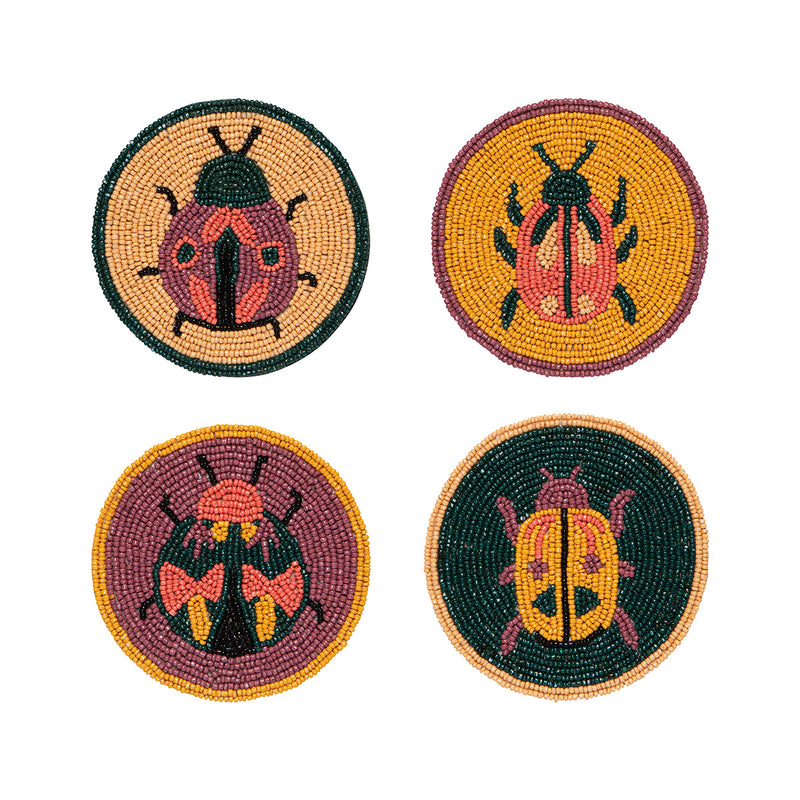 Beaded Coasters Set