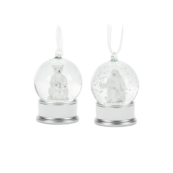 Small Arctic Snow Globe Ornament