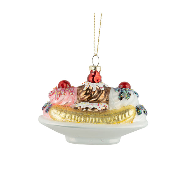 Banana Split Ornament