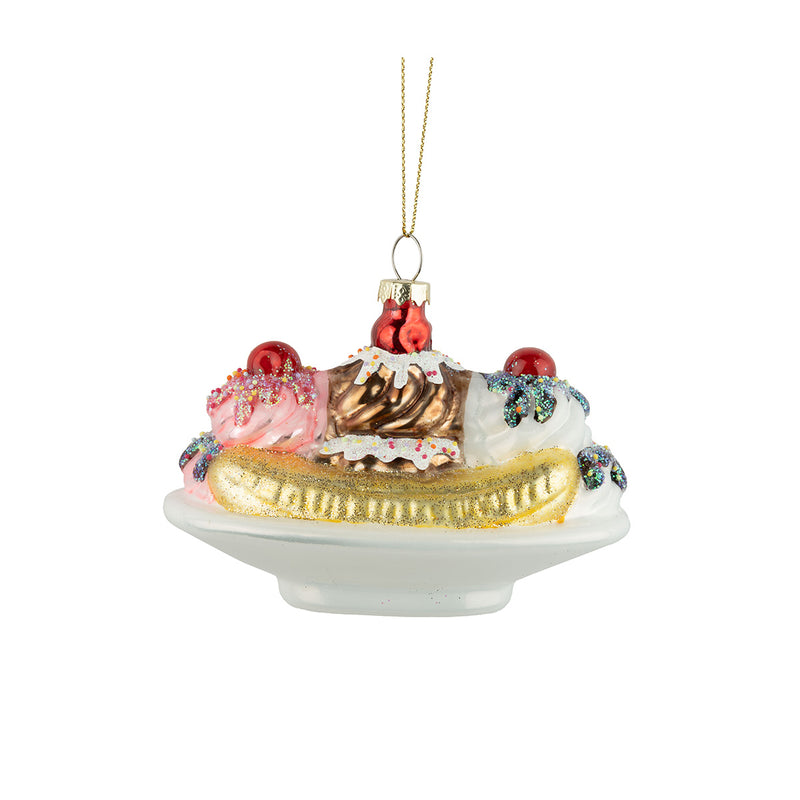 Banana Split Ornament