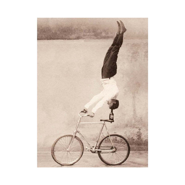 Bicycle Beer Man Card