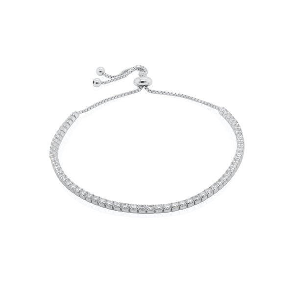 Adjustable CZ Tennis Bracelet
