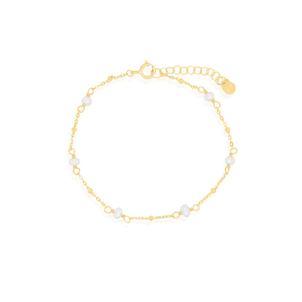 Gold Vermeil Pearl Bracelet