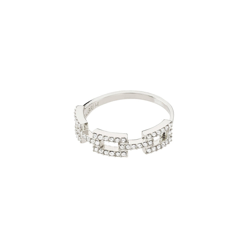 Coby Silver Plated Crystal Ring