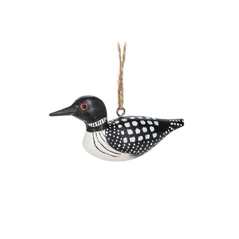 Loon Carved Ornament