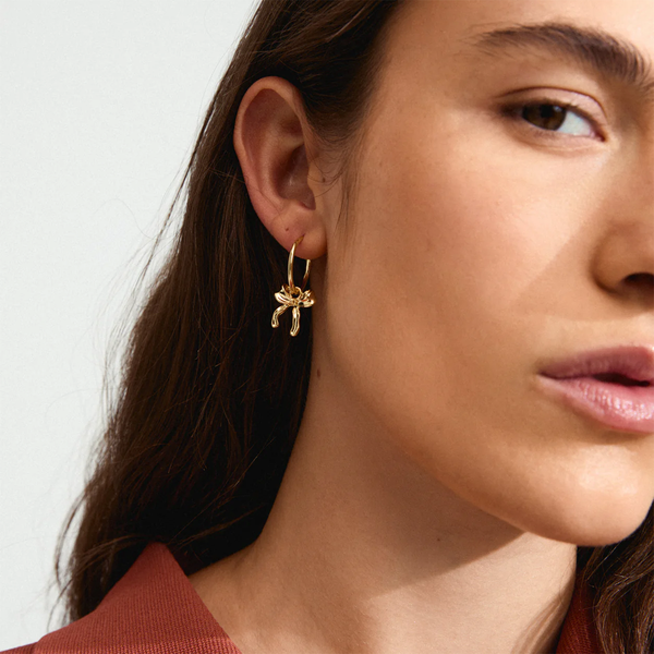 Cassian Gold Plated Hoops