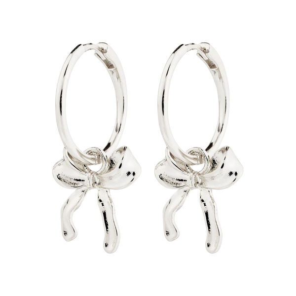 Cassian Silver Plated Hoops