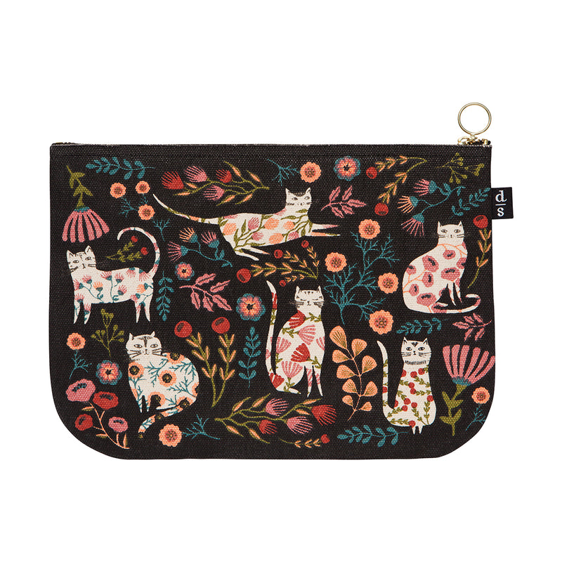 Large Cotton Zipper Pouch