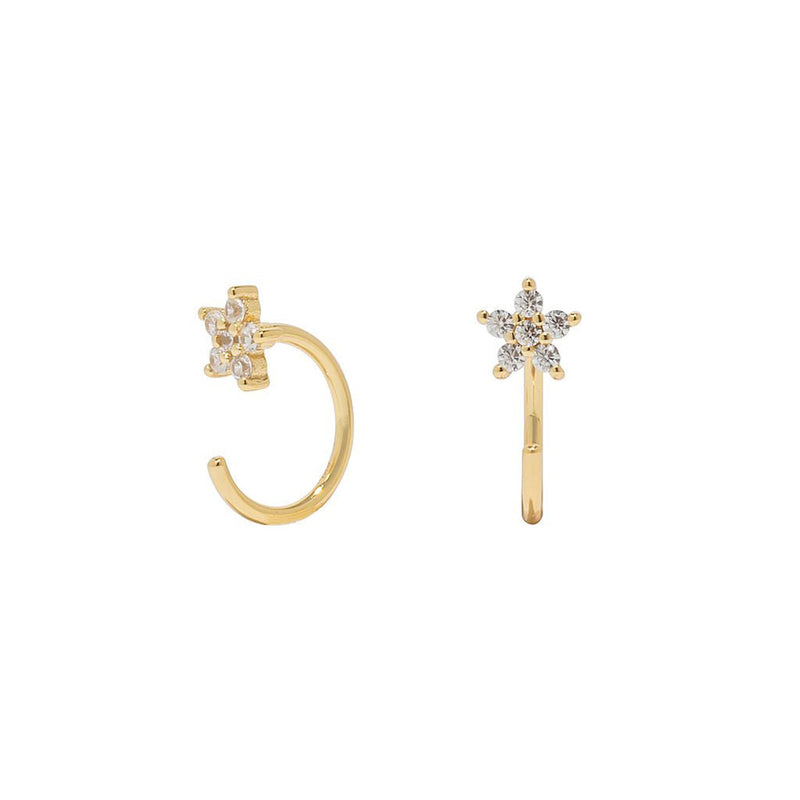 Celeste Pull Through Hoop Style Earrings