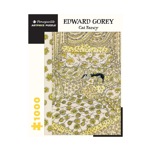 Edward Gorey: Cat Fancy - 1000 Piece Jigsaw Puzzle