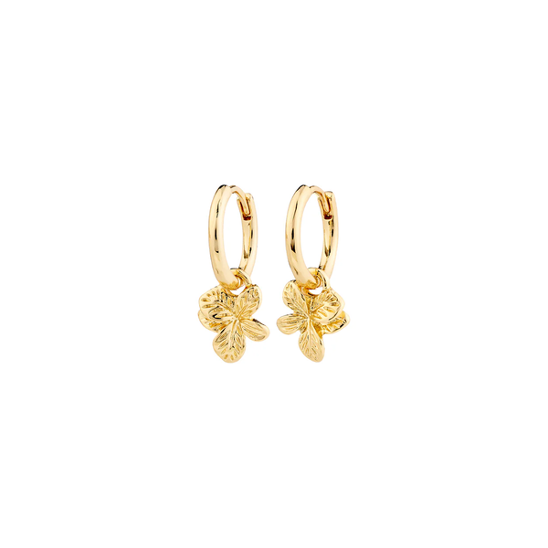 Charmaine Gold Plated Hoops