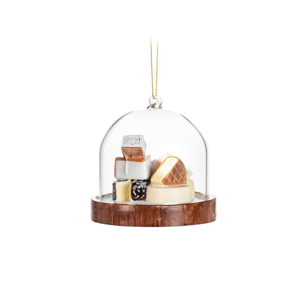 Cheese Board Dome Ornament