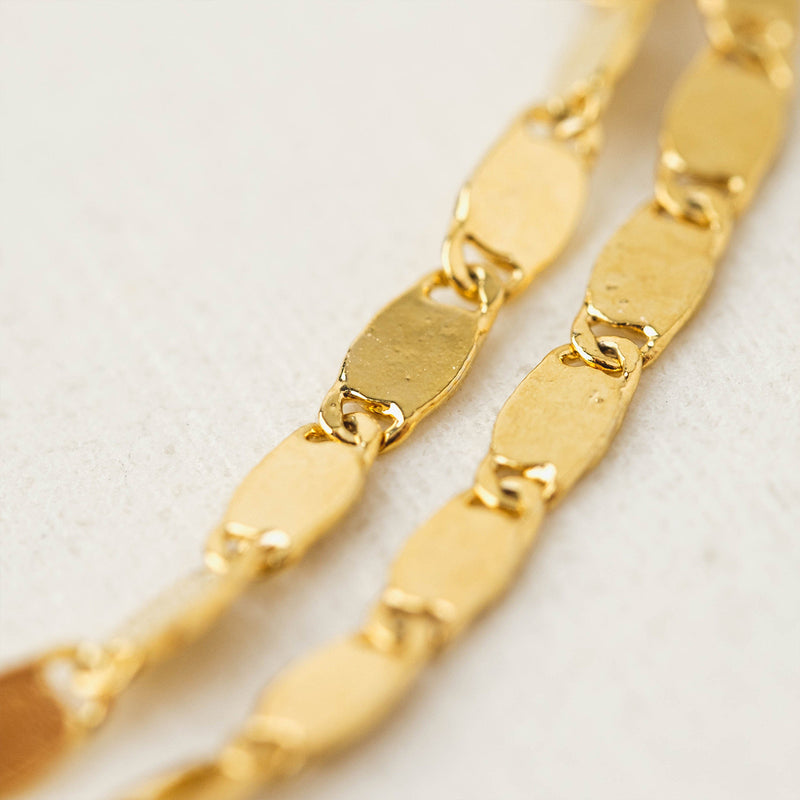 Gold Plated Cleo Double Bracelet